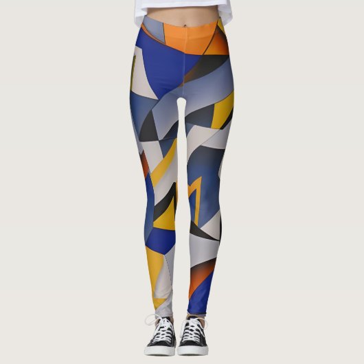 Prachtige Abstracte Leggings (Voorkant)