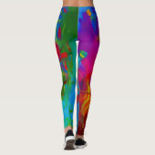 Prachtige Abstracte Leggings (Achterkant)