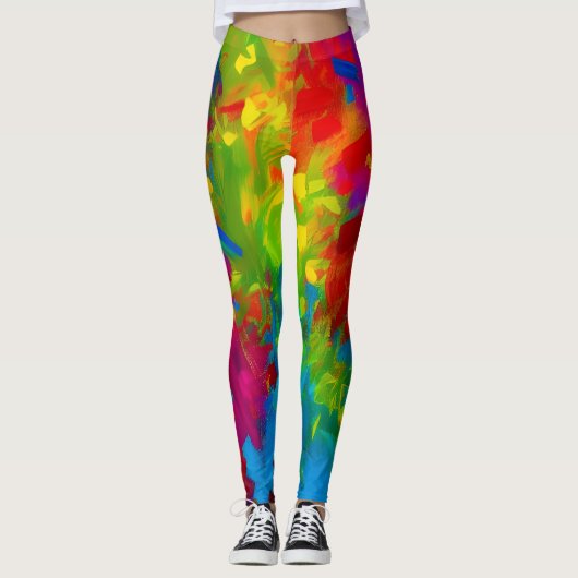 Prachtige Abstracte Leggings (Voorkant)