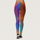 Prachtige Abstracte Leggings (Achterkant)