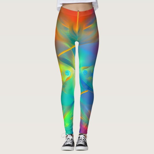 Prachtige Abstracte Leggings (Voorkant)