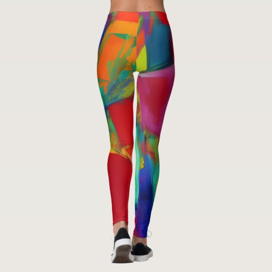 Prachtige Abstracte Leggings (Achterkant)