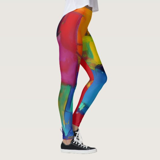 Prachtige Abstracte Leggings (Rechts)