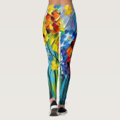 Prachtige Abstracte Leggings (Achterkant)