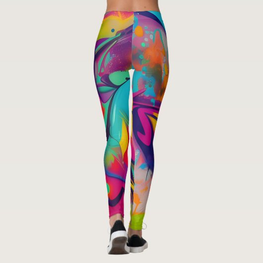 Prachtige abstracte Leggings voor design (Achterkant)
