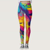 Prachtige abstracte Leggings voor design (Voorkant)