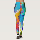 Prachtige abstracte Leggings voor design (Achterkant)