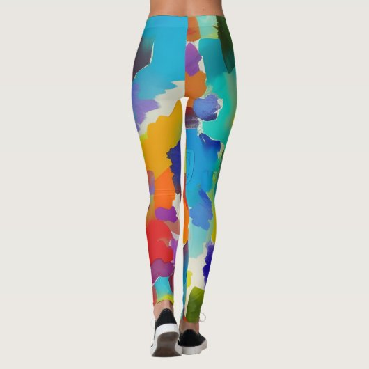 Prachtige abstracte Leggings voor design (Achterkant)