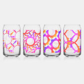 Prachtige Abstracte patronen Blikvorm Glas (Voorkant)