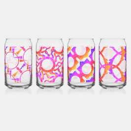 Prachtige Abstracte patronen Blikvorm Glas