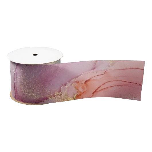 Prachtige Abstracte Satin Ribbon Satijnen Lint (Spoel)