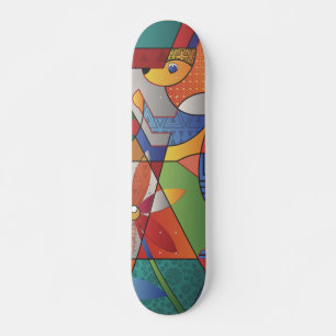 Prachtige Abstracte skateboard