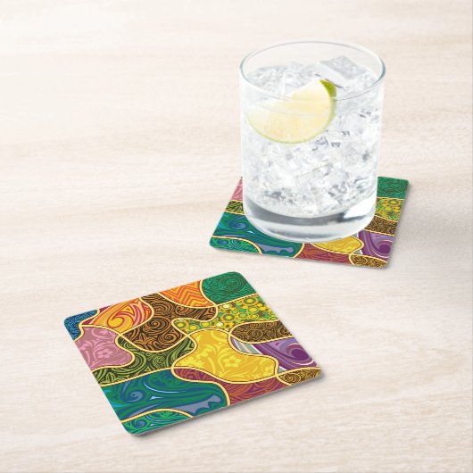 Prachtige Abstracte vormen Onderzetter set (Insitu)