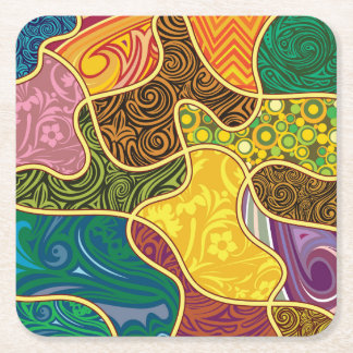 Prachtige Abstracte vormen Onderzetter set