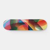 Prachtige Abstracte vormen van skateboard (Horizontaal)