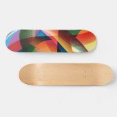 Prachtige Abstracte vormen van skateboard (Horizontaal)