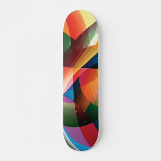 Prachtige Abstracte vormen van skateboard (Voorkant)