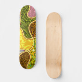 Prachtige Abstracte vormen van skateboard (Voorkant)