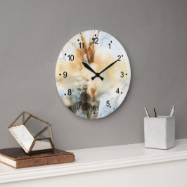 Prachtige Abstracte Waterverf grote kleding schild Klok