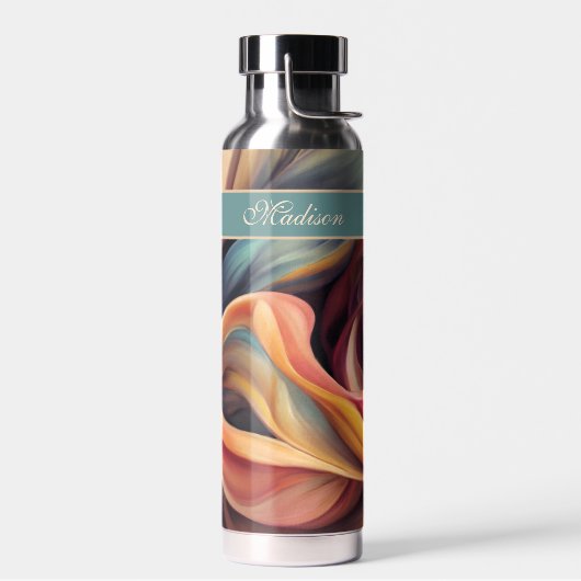 Prachtige Abstracte zwemmen met naam Waterfles (Links)