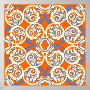  prachtige achtergrond, naadloos patroon, lu poster