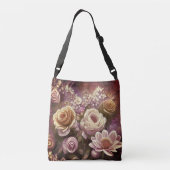 Prachtige Acrylflessenplaat Crossbody Tas (Achterkant)