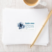 Prachtige adresetiketten bloemen etiket (Insitu)