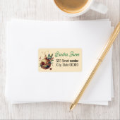 Prachtige adresetiketten koffie etiket (Insitu)