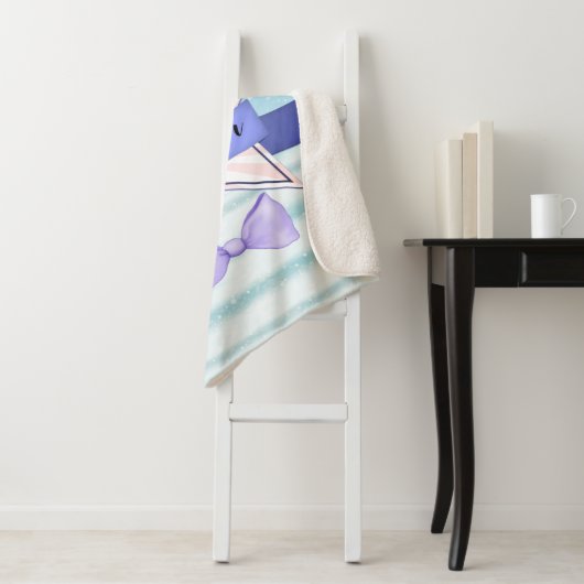 Prachtige afbeelding met Star Badge Sherpa Deken (In situ)