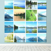 Prachtige afbeeldingen van het landschap van Grand Canvas Afdruk (Insitu (Houten vloer))