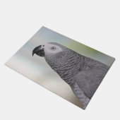 Prachtige Afrikaanse grijze papegaai Deurmat (Schuin)