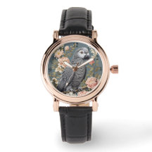 Prachtige Afrikaanse grijze papegaai met elegante 