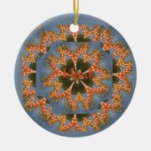 Prachtige Afrikaanse kleurrijke Giraffe blanco Keramisch Ornament (Voorkant)