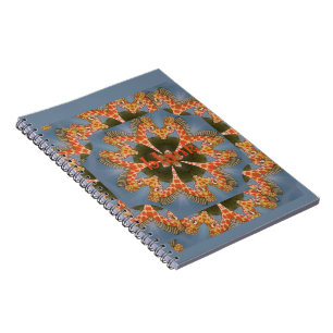 Prachtige Afrikaanse kleurrijke Giraffe blanco Notitieboek