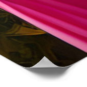 Prachtige Afrikaanse prinses met vleugels Poster (Hoek)