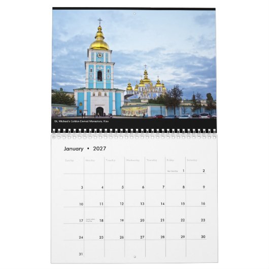 Prachtige agenda Oekraïne 2014 Kalender (Jan 2027)