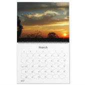 Prachtige agenda voor het canvas van de Natuur Kalender (Mar 2027)