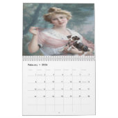Prachtige agenda voor Victoriaans dames schilderij Kalender (Feb 2026)