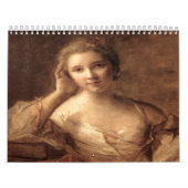 Prachtige agenda voor Victoriaans dames schilderij Kalender (Hoes)