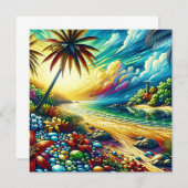 Prachtige AI Art | Kustschoonheid (Voorkant / Achterkant)