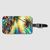 Prachtige AI Art | Kustschoonheid Bagagelabel (Voorkant (horizontaal))