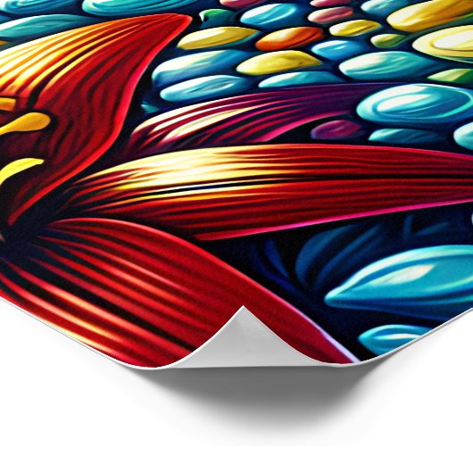 Prachtige AI Art | Kustschoonheid Poster (Hoek)