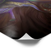 Prachtige AI Glanzend Poster voor dames (Hoek)