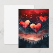 Prachtige AI-Valentijn Notitiekaartje (Voorkant / Achterkant)