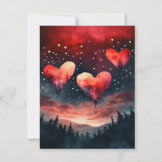 Prachtige AI-Valentijn Notitiekaartje