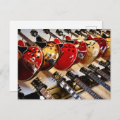 Prachtige akoestische gitaar briefkaart (Voorkant / Achterkant)