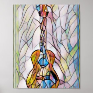 Prachtige akoestische gitaar poster