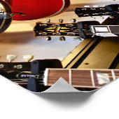 Prachtige akoestische gitaar poster (Hoek)