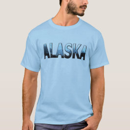 Prachtige Alaska Landscape Tekst Mannen T-shirt
