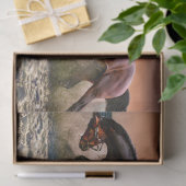 Prachtige allianties die door oceaangolven lopen tissuepapier (Geschenk)